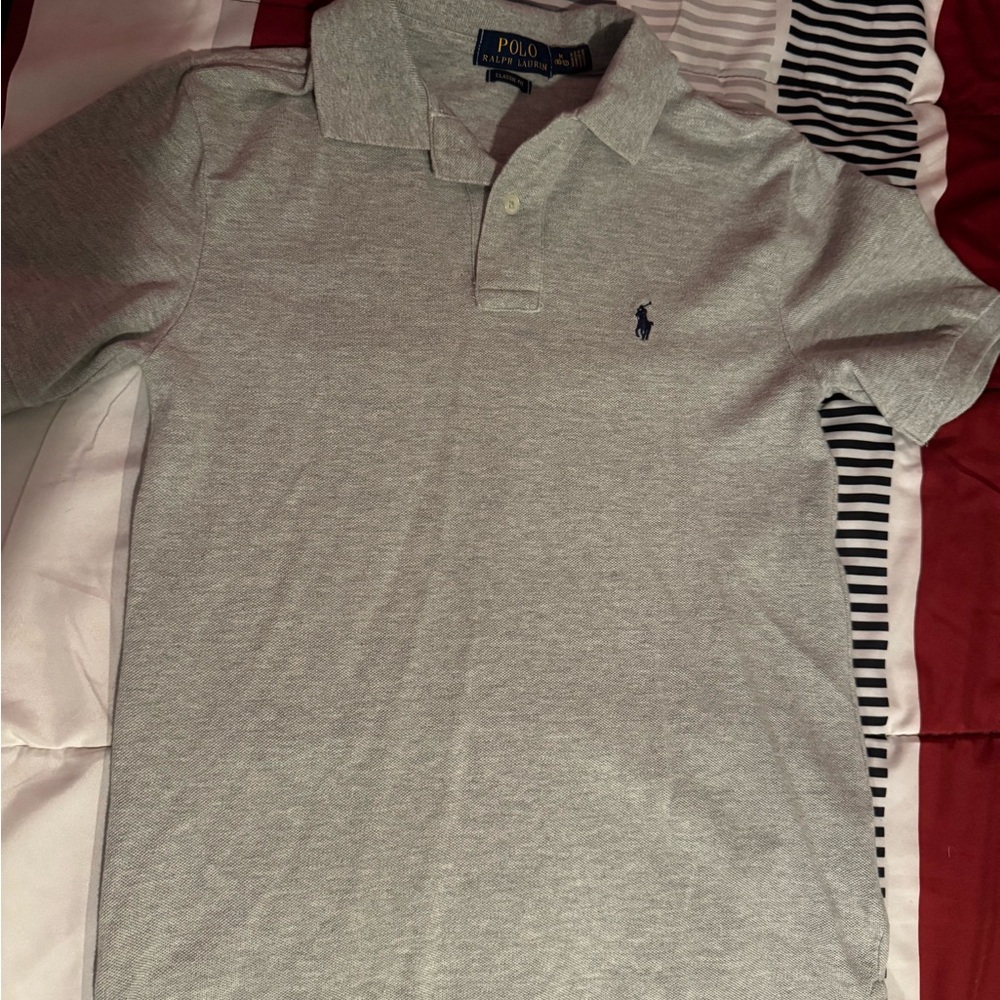 Polo by Ralph Lauren Heather Gray Classic Fit Shirt